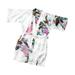 mveomtd Toddler Baby Kid Girls Floral Silk Satin Kimono Robes Bathrobe Sleepwear Clothes 4t Jacket Girls Kids Jackets