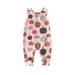 EHQJNJ Baby Girls Clothing Sets Fall Boys Girls Sleeveless Cartoon Prints Pullover Romper Jumpsuit Clothes Pink Polka Dot Baby Outfits 0-3 Months Baby Girl Outfits 6-9 Months Clearance