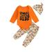 My First Halloween Baby Boy Outfits 3M 6M 12M 18M Newborn Infants Spooky Little Dude Romper Onesie Pants Halloween Clothes Set
