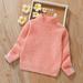 Fnochy Long Sleeve Tops Autumn And Winter Medium And Large Boys Girls Round Neck Pullover Sweater