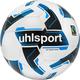 UHLSPORT Ball Top Training Synergy Fairtrade, Größe 5 in weiß/schwarz/blau