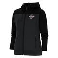 Women's Antigua Black NHL 2024 Stadium Series Protect Full-Zip Jacket