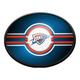 Oklahoma City Thunder 18'' x 14'' Slimline Illuminated Striped Oval Wall Sign