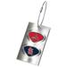 Silver St. Louis Cardinals 3.5'' x 2'' Bag Tag