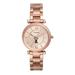 Women's Fossil Rose Gold Loyola Greyhounds Carlie Stainless Steel Watch