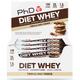 PhD Diet Whey Bar, Choc Peanut Butter - 12 bars