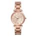 Women's Fossil Rose Gold William & Mary Tribe Carlie Stainless Steel Watch