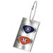 Silver Houston Astros 3.5'' x 2'' Bag Tag