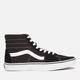 Vans Sk8 Hi-Top Trainers - Black/White - UK 5