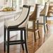 Avondale Swivel Bar & Counter Stool - Counter Height (26" Seat), Harvest, Harvest//Marbled Bone/Counter Height - Grandin Road