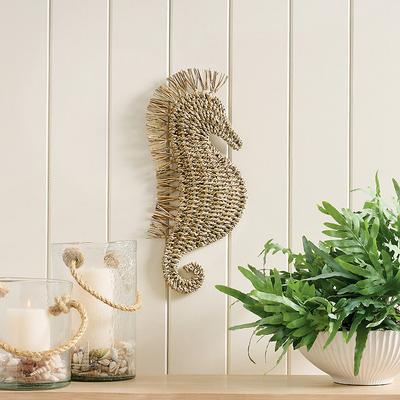 Woven Seahorse Wall Decor - Grandin Road