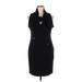 DKNY Casual Dress - Sheath: Black Dresses - Women's Size 14