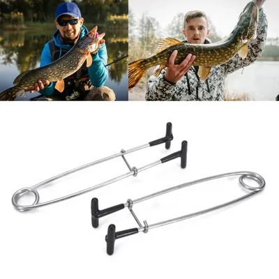 T shaped Fish Mouth Spreader Stainless Steel Fish Hook Remover Mouth Opener  Portable Fish Mouth Saltwater Fishing Tool - Shopping.com