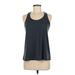 Athletic Works Active Tank Top: Gray Activewear - Women's Size Medium