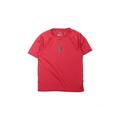 Spyder Active T-Shirt: Red Solid Sporting & Activewear - Kids Boy's Size 10