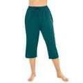 Plus Size Women's Taslon® Cover Up Capri Pant by Swim 365 in Mediterranean (Size 26/28)