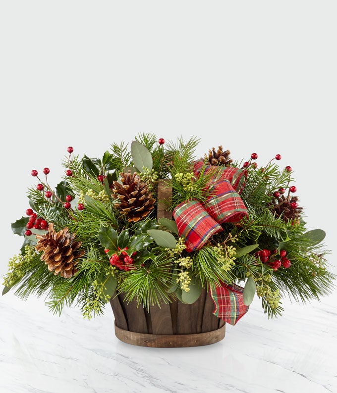 Home for the Holidays Christmas Basket