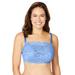 Plus Size Women's Lace Wireless Cami Bra by Comfort Choice in French Blue (Size 48 DDD)