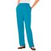 Plus Size Women's 7-Day Knit Straight Leg Pant by Woman Within in Turq Blue (Size 4X)