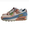 Nike Shoes | New Nike Air Max 90 Se Sun Club Women's Sneakers Size 7.5 | Color: Blue/Pink | Size: 7.5