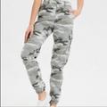 American Eagle Outfitters Pants & Jumpsuits | American Eagle Brand Super Stretch High Waisted Camo Cargo Pants Gray Size 18 | Color: Gray | Size: 18