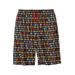 Men's Big & Tall Pajama Lounge Shorts by KingSize in Pacman Roll Call (Size 3XL) Pajama Bottoms