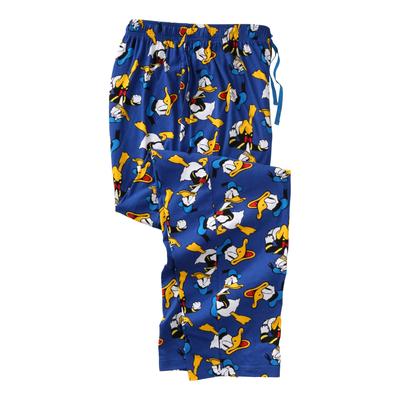 Men's Big & Tall Licensed Novelty Pajama Pants by KingSize in Donald Duck Toss (Size 5XL) Pajama Bottoms