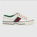 Gucci Shoes | Gucci Tennis 1977 'White Mini Gg' Guc Womens Size 38 White Gg Canvas | Color: White | Size: 38