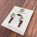Giani Bernini Jewelry | Giani Bernini Cubic Zirconia Silver Hoop Earrings K119 | Color: Silver | Size: Os
