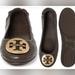 Tory Burch Shoes | Nib Tory Burch Quilted Minnie Ballet Travel Flats | Color: Brown/Gold | Size: 8.5