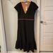 Michael Kors Dresses | Michael Kors Midi Lace Eyelet Dress Size 12 Medium M Large L Black Low Cut Maxi | Color: Black | Size: 12