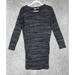 Athleta Dresses | Athleta Beyond Soft Avenues Long Sleeve Dress Women Size Xs Stretch Black Ruched | Color: Black | Size: Xs