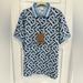 Burberry Shirts | Burberry Monogram Print Short Sleeve Polo Shirt | Color: Blue | Size: L