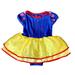 Disney Costumes | Disney Parks Girls Snow White Costume 12-18 Baby Girl Infant Romper Dress Onesie | Color: Blue/Yellow | Size: 18 Months