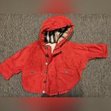 Burberry Jackets & Coats | Burberry Kids Poncho Raincoat | Color: Red | Size: 12-18mb