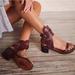 Free People Shoes | Free People Happiness Studded Heeled Sandals | Color: Purple | Size: 37.5eu