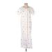 Tribe Alive Casual Dress: White Stars Dresses - Women's Size Small