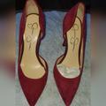 Jessica Simpson Shoes | Jessica Simpson Claudette D'orsay Heel - Bava Red -7m | Color: Red | Size: 7
