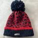 Columbia Accessories | Columbia Women's Pine Street Pom Pom Beanie Alpaca Wool Blend Red Navy | Color: Blue/Red | Size: Os