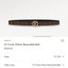 Louis Vuitton Accessories | Louis Vuitton Circle 20mm Reversible Belt | Color: Black/Brown | Size: Os