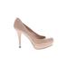 Olsenboye Heels: Pumps Stilleto Classic Ivory Solid Shoes - Women's Size 8 - Round Toe