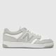 New Balance 480 trainers in white & grey