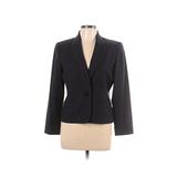 Linda Allard Ellen Tracy Blazer Jacket: Short Gray Print Jackets & Outerwear - Women's Size 10