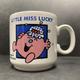 Vintage 1998 Little Miss Lucky small ceramic mug Mrs Roger Hargreat Mr Men and Little Miss Staffordshire Tableware made in England