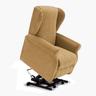 POLTRONA ELEVABILE BERGE' 1 MOTORE con kit ruote - colore Beige