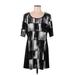 Style&Co Casual Dress: Black Dresses - Women's Size Large