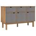 vidaXL Sideboard OTTA 44.9"x16.9"x28.9" Solid Wood Pine - 44.9" x 16.9" x 28.9"