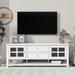 TV Stand 60'', Entertainment Center with Storage Space, TV Cabinet with Modern Design, Media Console for Living Room, Bedroom
