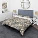 Designart "Yellow And Black Wild Cheetah Print I" Yellow Modern Bed Cover Set With 2 Shams