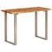 vidaXL Dining Table Dinner Table for Kitchen Dining Room Solid Wood Acacia - 43.3" x 19.7" x 29.9"